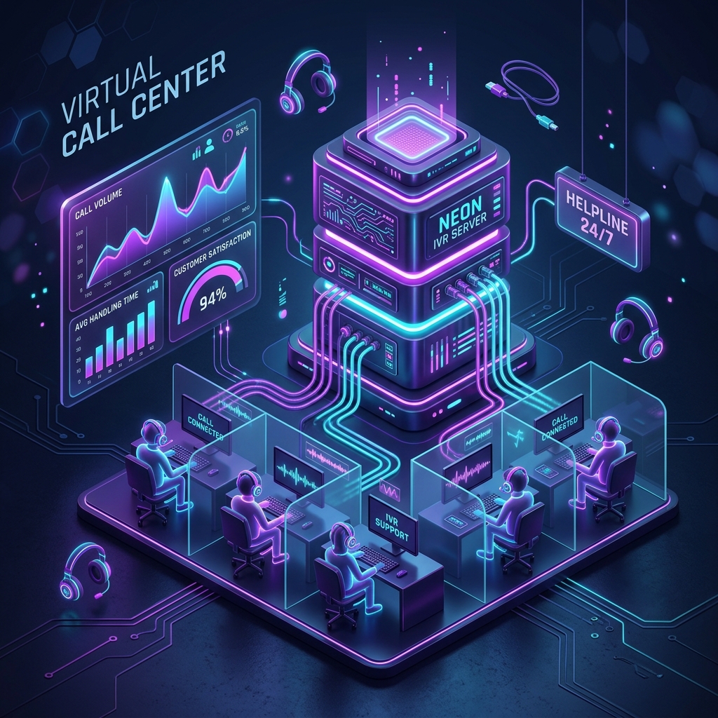 IT Consulting Security Illustration